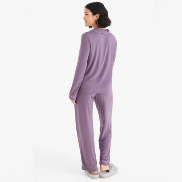 Magnificent Baby Magnetic Me: Women's LS Pj's - Eggplant