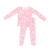 Kyte Clothing Kyte: Toddler Long-Sleeve PJ Set - Sakura Leopard