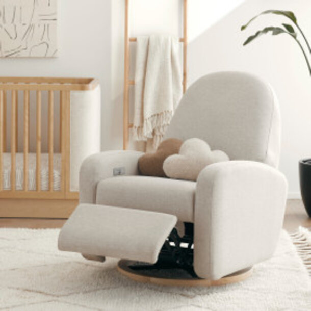 Million Dollar Baby MDB: Nami Electronic Swivel Glider Recliner -