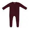 Kyte Clothing Kyte: Zipper Footie - Burgundy