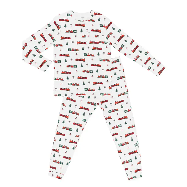 Kyte Clothing Kyte: Men's Jogger PJ Set - Holiday Train