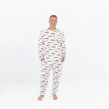 Kyte Clothing Kyte: Men's Jogger PJ Set - Holiday Train