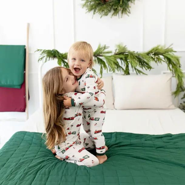Kyte Clothing Kyte: Toddler PJ Set - Holiday Train