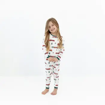Kyte Clothing Kyte: Toddler PJ Set - Holiday Train