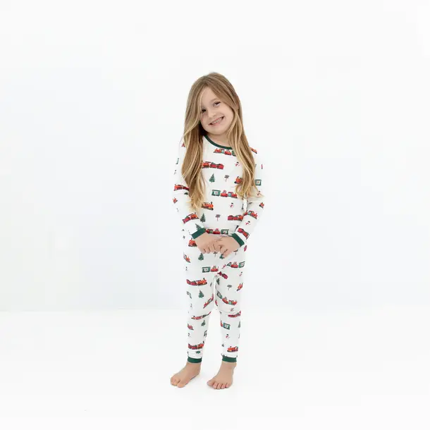 Kyte Clothing Kyte: Toddler PJ Set - Holiday Train