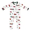 Kyte Clothing Kyte: Zipper Footie - Holiday Train Kyte Clothing Kyte: Zipper Footie - Holiday Train