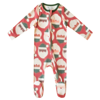 Copper Pearl Copper Pearl: Zip-up Footie - Claus