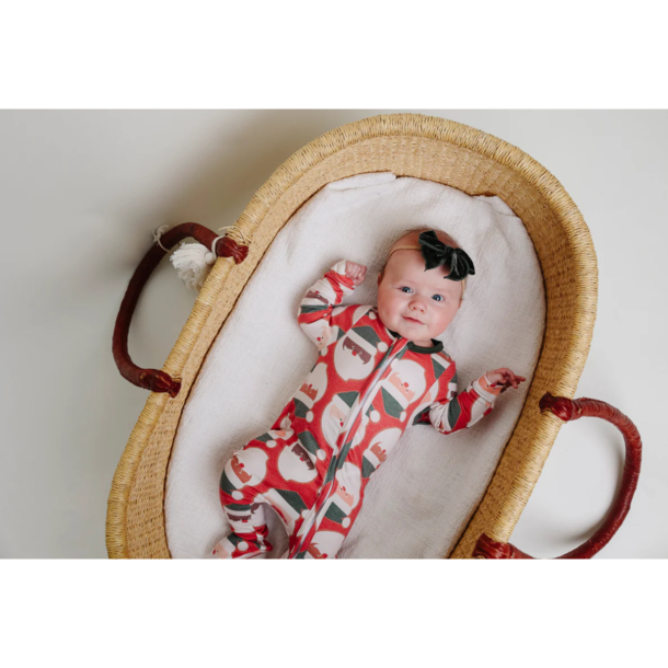 Copper Pearl Copper Pearl: Zip-up Footie - Claus