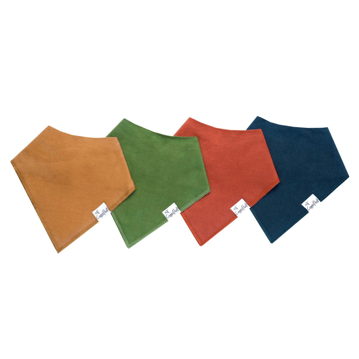 Copper Pearl Bandana Bib 4pk Ridge Nest, Bermuda