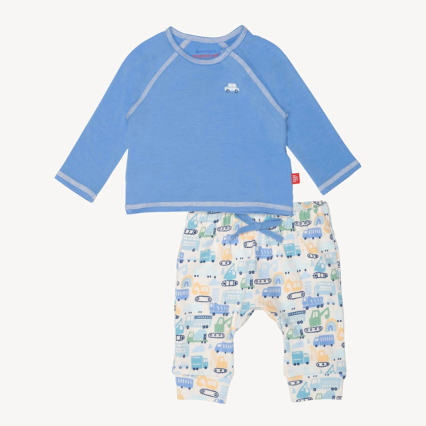 Magnificent Baby Magnetic Me: Top w/ Pants- As Truck Would Have It