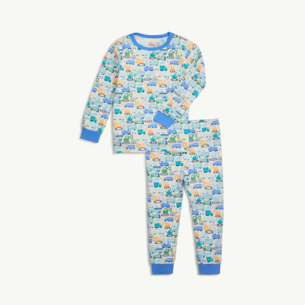 Magnificent Baby Magnetic Me: Long Slv. PJ Set - As Truck Would Have It