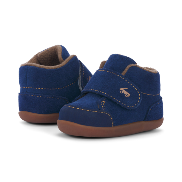 See Kai Run SKR: Casey Boot Mini - Navy Suede -