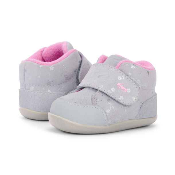 See Kai Run SKR: Casey Boot Mini - Grey Suede -