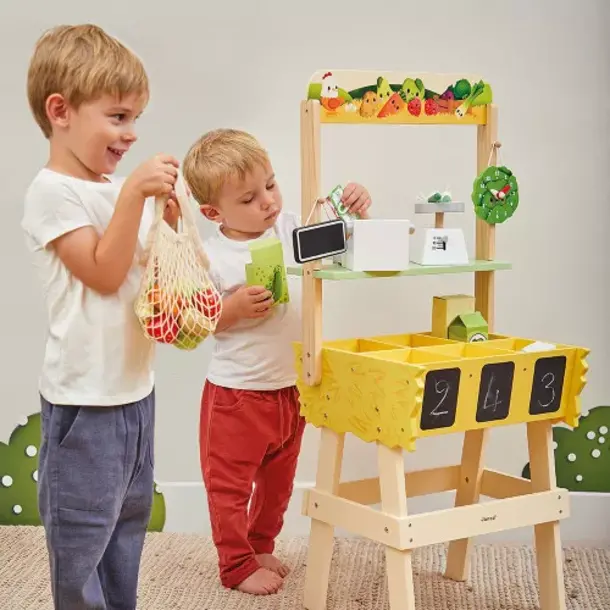 Janod Janod: Farm Market Pretend Play