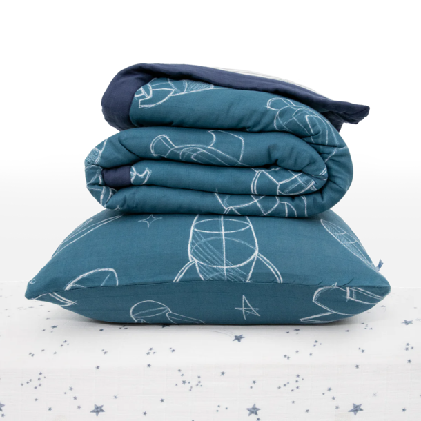 Little Unicorn Little Unicorn: Muslin Toddler Bedding 3pk Set -