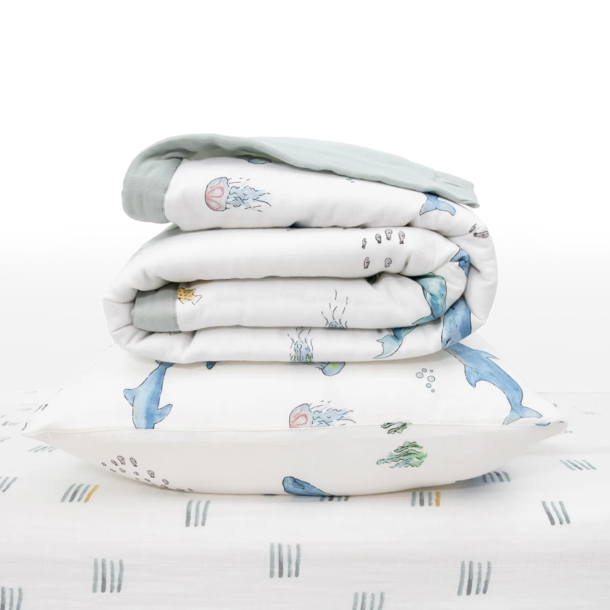 Little Unicorn Little Unicorn: Muslin Toddler Bedding 3pk Set -