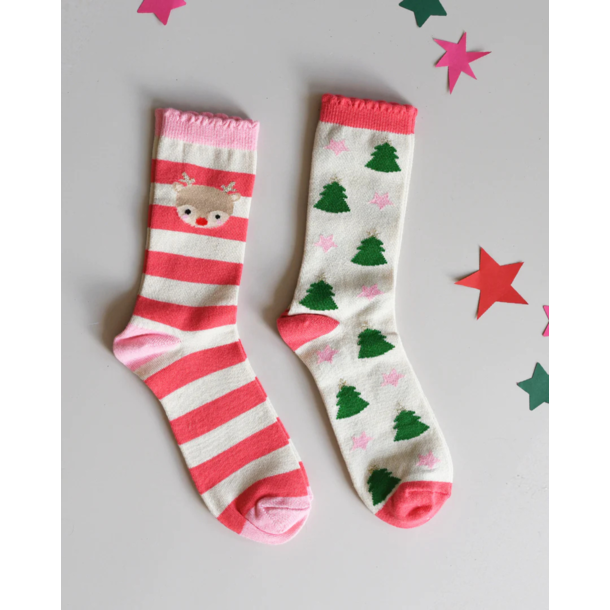 Rockahula Kids (Faire) Rockahula: Jolly Christmas Socks (2pk)-