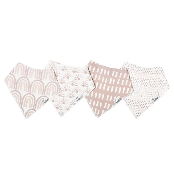 Copper Pearl Copper Pearl: Bandana Bib 4pk - Bliss