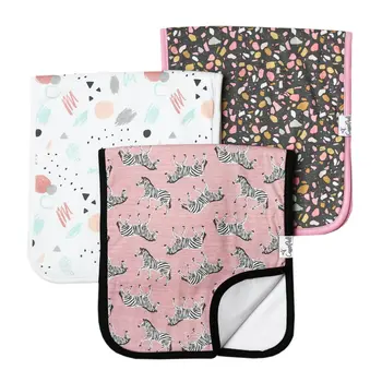 Copper Pearl Copper Pearl: Burp Cloth 3pk - Zella