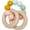 Lou Lou Lollipop LL Lollipop: Bubble Silicone & Wood Teether / Rattle-