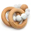 Lou Lou Lollipop LL Lollipop: Bubble Silicone & Wood Teether / Rattle-