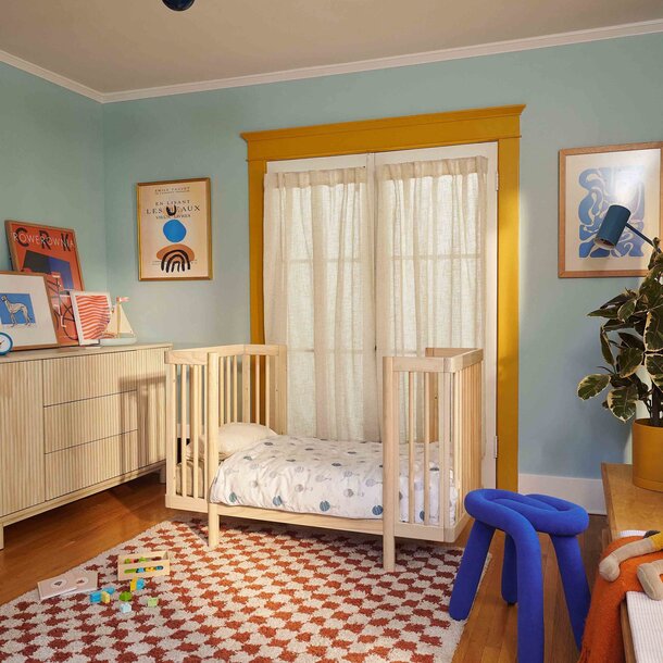 Million Dollar Baby MDB: Pogo 8 in 1 Convertible Crib with All Stages Crib -