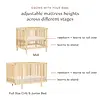 Million Dollar Baby MDB: Pogo 8 in 1 Convertible Crib with All Stages Crib -