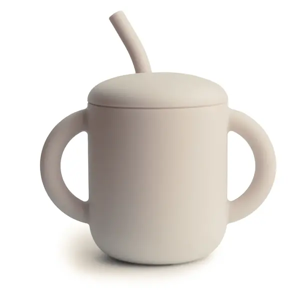 Mushie Mushie: Silicone Training Straw Cup -