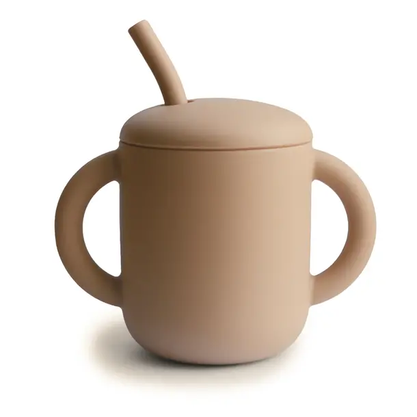 Mushie Mushie: Silicone Training Straw Cup -