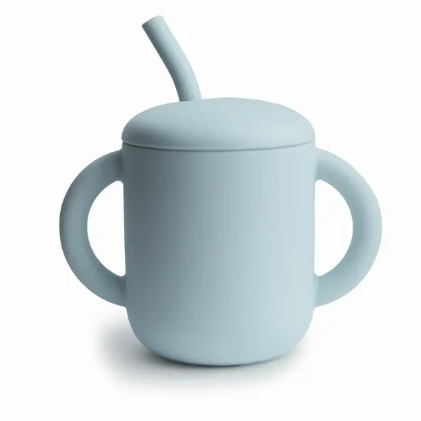 Mushie Mushie: Silicone Training Straw Cup -