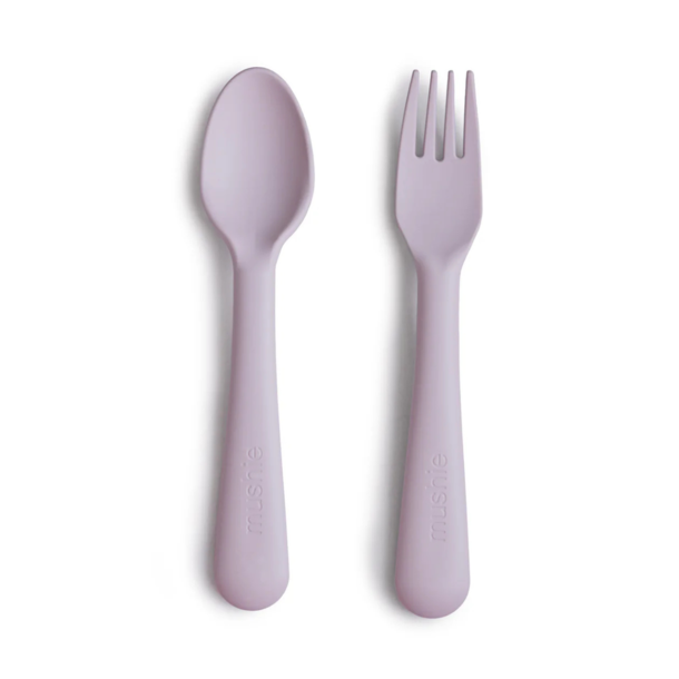 Mushie Mushie: Fork & Spoon Set-