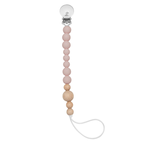 Lou Lou Lollipop LL Lollipop: Colour Block Silicone & Wood Clip-