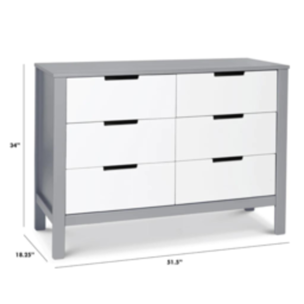 Million Dollar Baby MDB: Colby 6 Drawer Dresser -