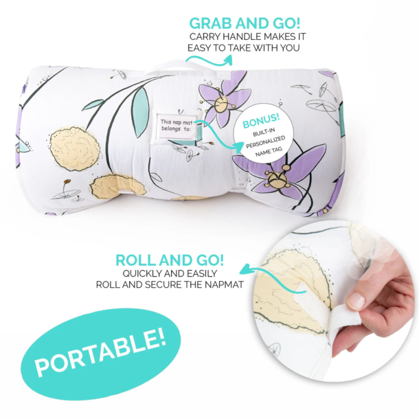Wildkin Wildkin: Toddler Nap Mat- Fairy Blossom