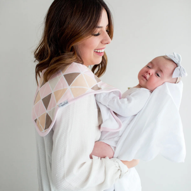 Copper Pearl Copper Pearl: Burp Cloth 3pk - Blush