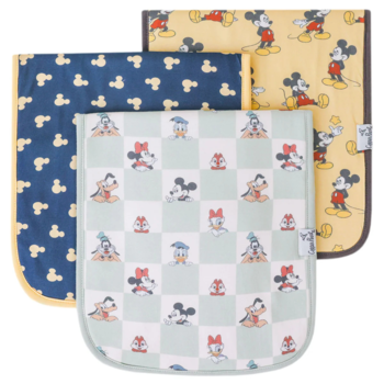 Copper Pearl Copper Pearl: Burp Cloth 3pk - Mickey Mouse & Friends