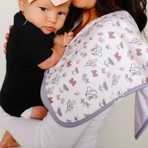 Copper Pearl Copper Pearl: Burp Cloth 3pk - Minnie Mouse