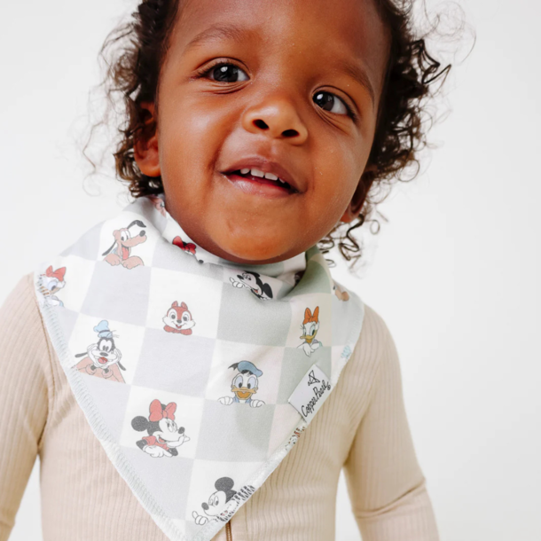 Copper Pearl Copper Pearl: Bandana Bib 4pk - Mickey Mouse & Friends