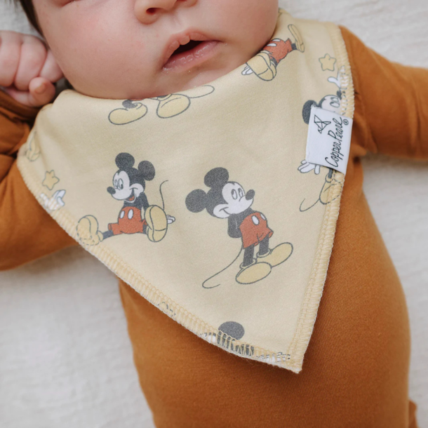 Copper Pearl Copper Pearl: Bandana Bib 4pk - Mickey Mouse & Friends