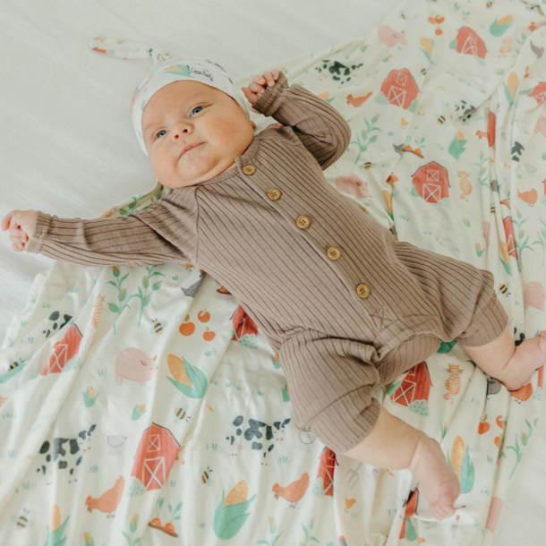 Copper Pearl CP Blanket Single: Farmstead