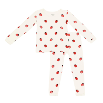 Kyte Clothing Kyte: Toddler Long-Sleeve PJ Set - Love Bug