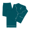 Kyte Clothing Kyte: Women's Long Sleeve PJ Set - Loch/Cloud Trim