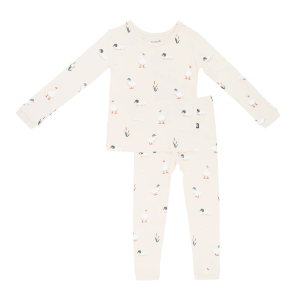 Kyte Clothing Kyte: Toddler Long-Sleeve PJ Set - Duck
