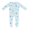 Kyte Clothing Kyte: Zipper Footie - Ice Space