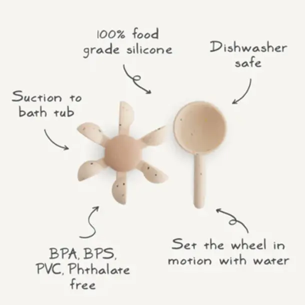 Mushie Mushie: Water Wheel Bath Toy