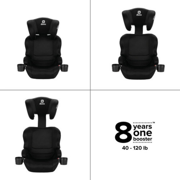 Diono Diono: Everett NXT High-Back Booster - Black