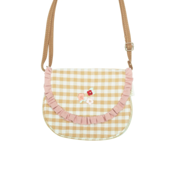 Rockahula Kids (Faire) Rockahula: Gingham Embroidered Ruffle Bag