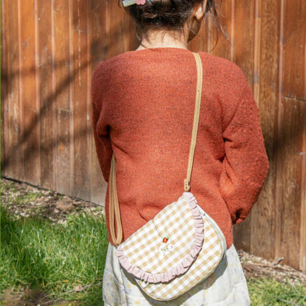 Rockahula Kids (Faire) Rockahula: Gingham Embroidered Ruffle Bag