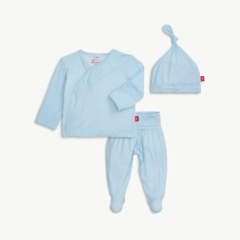 Magnificient Baby Magnetic Kimono 3pc - Organic