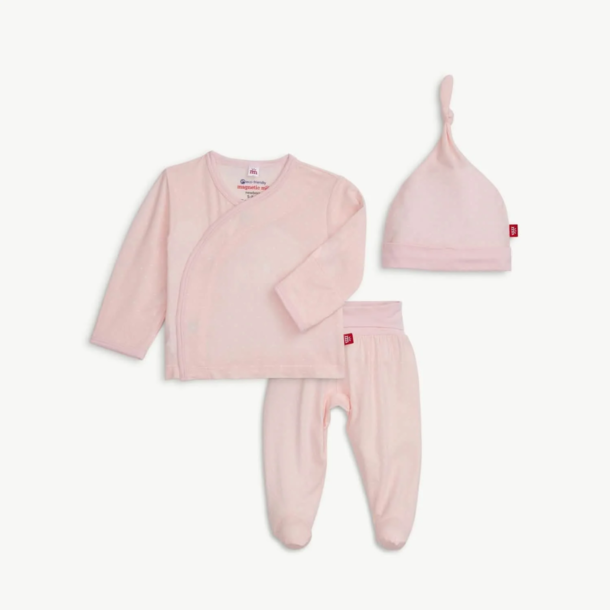 Magnificient Baby Magnetic Kimono 3pc - Organic